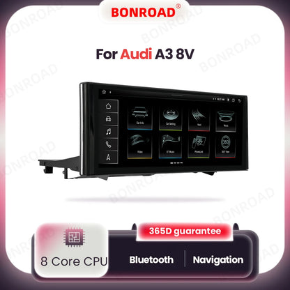 Android 13 Car Multimedia Speler – Autoradio – Multimedia Systeem – Touchscreen Navigatie – CarPlay Android Auto – 10,25 Inch Scherm – 8GB RAM 128GB Opslag