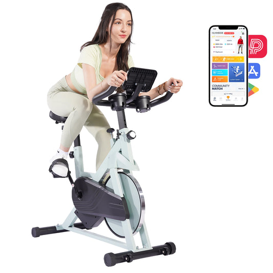 Hometrainer – Fitnessfiets – Indoorfiets – Spinningfiets – Fietstrainer – 32 Weerstandslevels – Verstelbaar Comfortabel Zadel