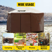 Camping - Party Tent - Camping Gazebo - Tent - Awning - Camping Awning - 12 x 12 ft - Sun Protection Tents &amp; Awnings Camping &amp; Hiking