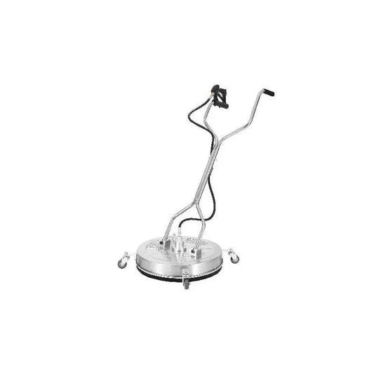 Vevor - Patio Cleaner - Oppervlaktereiniger - Hogedrukreiniger - Multi Surface Cleaner - met handgrepen en wielen - 4000PSI - 18in - Zilver - QUORE