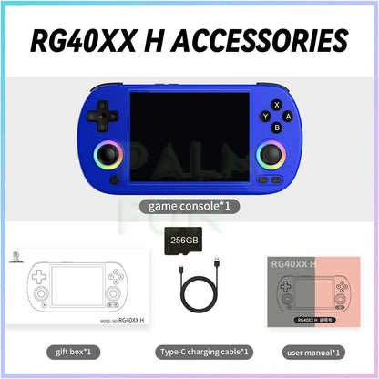 ANBERNIC RG40XX H Retro Handheld Game Console 64Bit 4 Inch IPS Screen Linux 5G WIFI Bluetooth HDMI-TV Output Video Gaming Player - QUORE