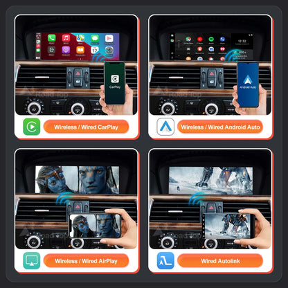 CarPlay Adapter – Draadloze CarPlay Dongle – Android Auto Interface – Mirrorlink Module – Auto Multimedia Upgrade – Plug & Play – Originele Stekkercompatibiliteit