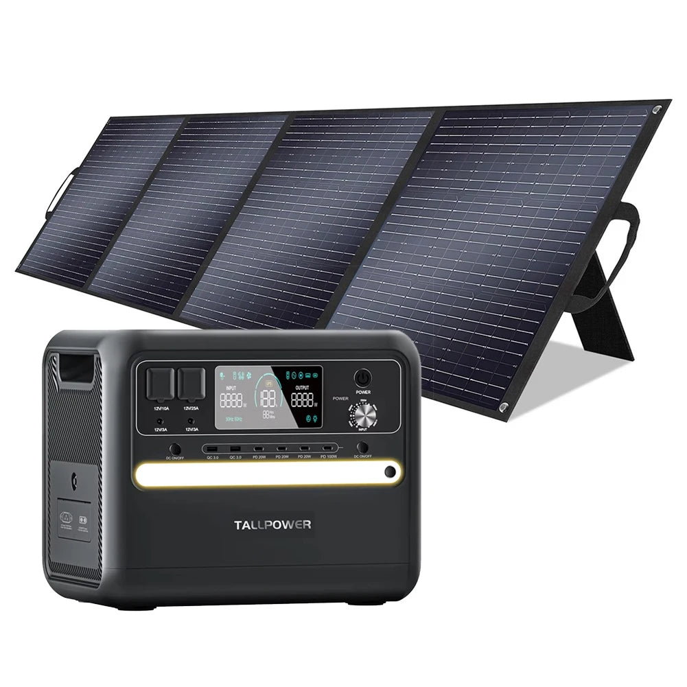 Draagbare Power Station – Mobiele Stroomvoorziening – Noodstroom – Energieopslag – 2160Wh Capaciteit – 2400W Output - And TP200