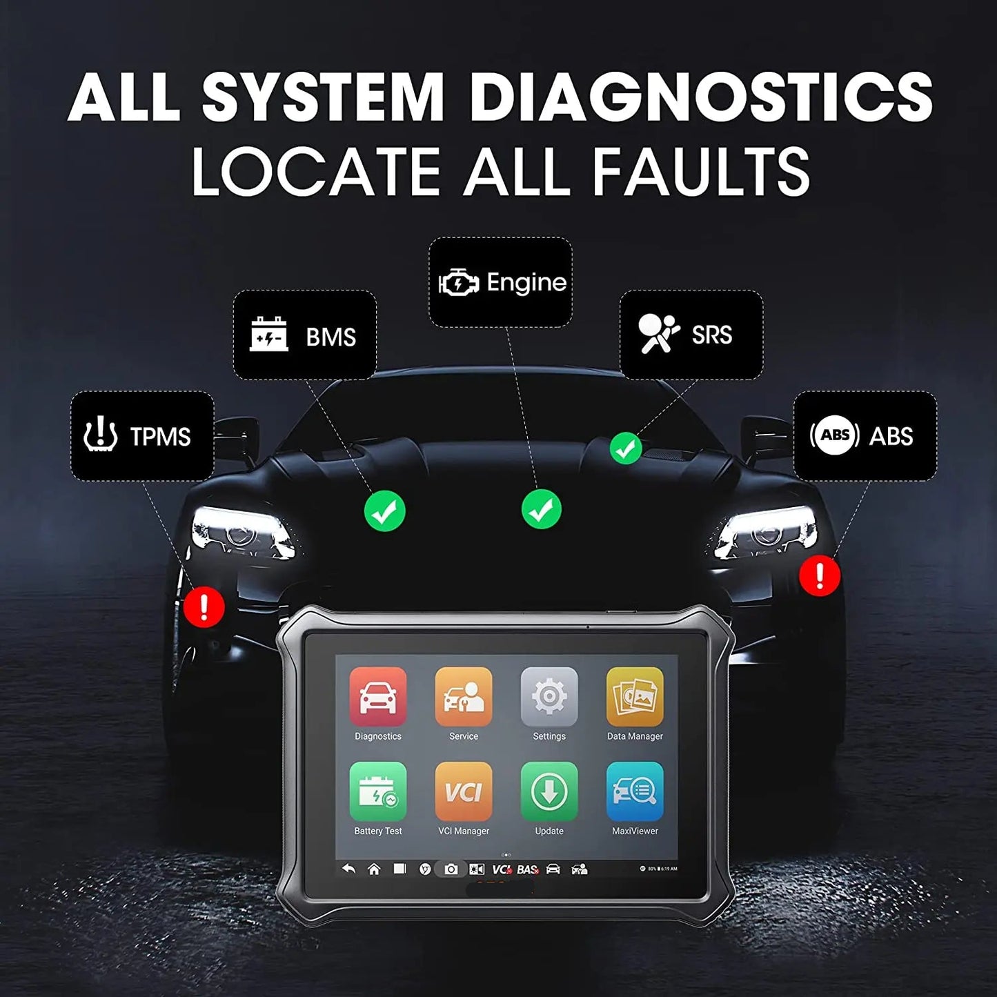 Automotive OBD2 Scanner - OBD2 - Diagnosecomputer - Storing Verwijderen - OBD  - Uitleesapparatuur – Auto Accessoires - Bi-Directionele Controle – 2 Jaar Update – All-System Diagnosetool – CAN FD & DoIP