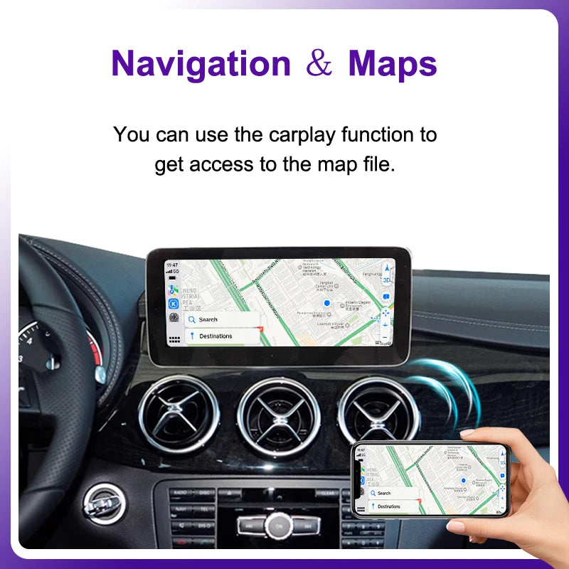 Multimedia Touchscreen Auto Radio – Draadloos CarPlay – Android Auto – 10,25 Inch Scherm – Stuurbediening – Hoge Resolutie – Linux OS