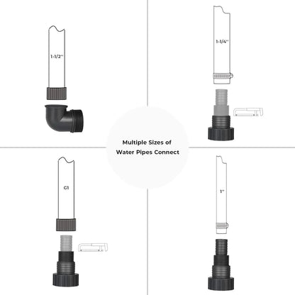 Dompelpomp - Vuilwaterpomp - Waterpomp – 1100W voor Vuil Water - 16500 L/h – Met Vlotterschakelaar – Zwart/Blauw