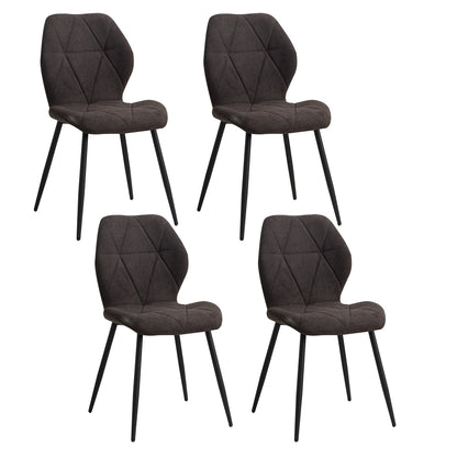 Eetkamerstoel – Stoel – Zitstoel – Linnen Stoel – Comfortabele Stoel – Ademend Linnen – Ergonomische Rugleuning - QUORE