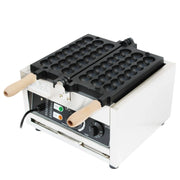 Wafelijzer - Wafelmaker - Waffle iron - Waffle Machine - Regelbare Thermostaat - 1500W Professionele Wafelbal Maker - Non-Stick & Commercieel Gebruik - Zilver
