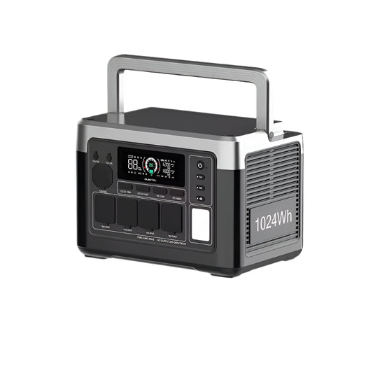 Draagbare Power Station – Noodstroomvoorziening – Energiecentrale – Accu Booster – 1024 Wh LiFePO4 – 1800 W Output