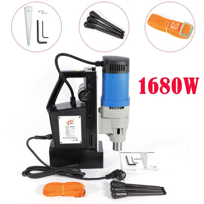 Magnetische Boormachine – Metaalboor – Staalboormachine – Elektromagnetische Boor – Industrieel Gereedschap – 1680W Motor – Maximale Boordiepte 50 Mm
