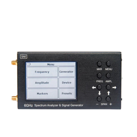 Spectrum Analyzer – Signaalmeter – Frequentiemeter – Radiospectrum Scanner – Tracking Generator – Compact 3.2 Inch Touchscreen – Frequentiebereik 35-6200MHz