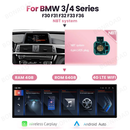 Multimedia Touchscreen BMW – Navigatiesysteem – Infotainmentsysteem – Android Auto – Draadloze CarPlay – 14,9 Inch Scherm – 2560x720 Resolutie