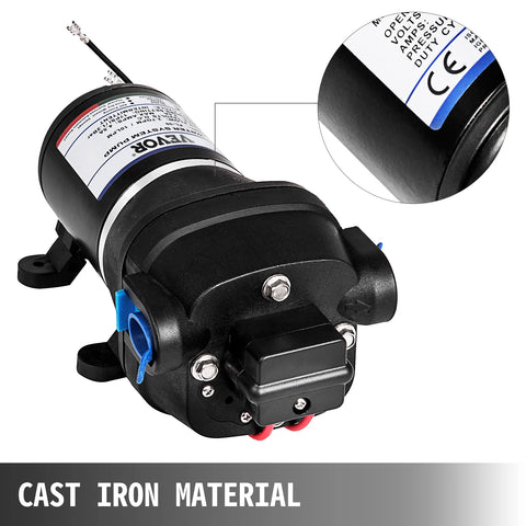 Water Pump - Diaphragm Water Pump - Water Pumps - 17L/Min 40PSI - Pressure Water Pump - High Pressure Pump