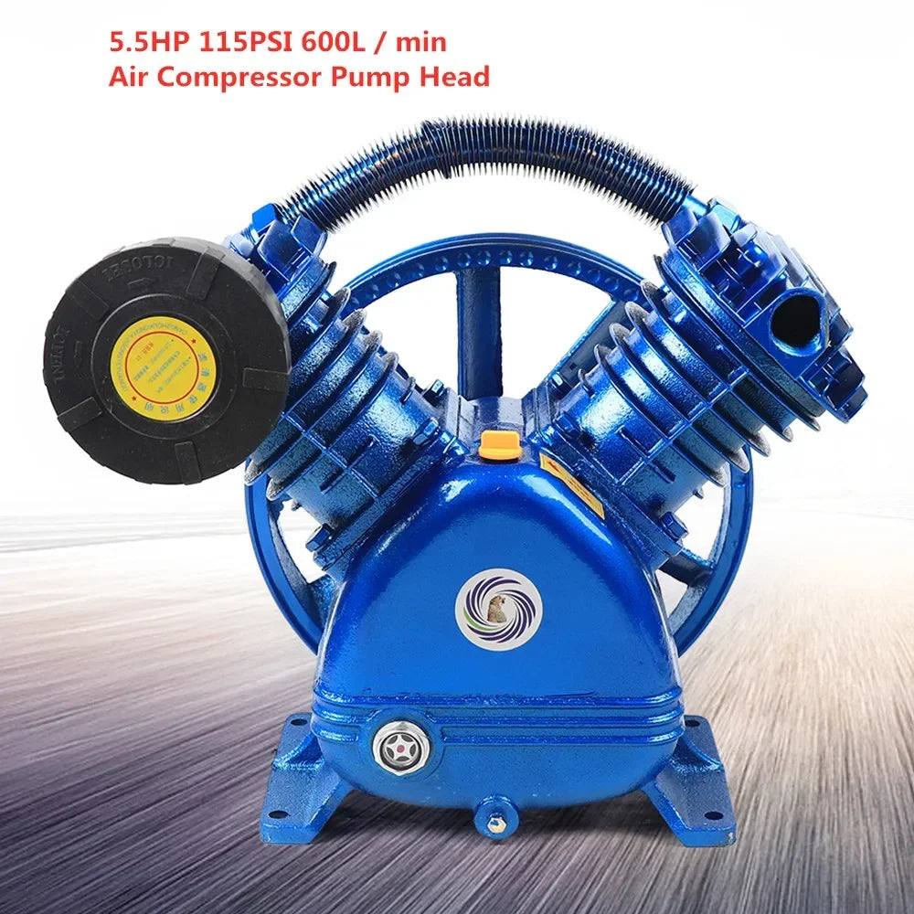 Compressorpomp – Luchtcompressor – Drukpomp – Cilinderpomp – Motorpomp – 4KW Motor – 600 L/Min Luchtopbrengst