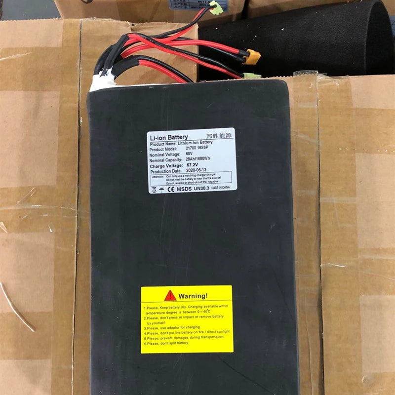 Elektrische Scooter Accu – Scooteraccu – Lithium Accu – Batterij – 48V/60V – CE-gecertificeerd – Lichtgewicht & Duurzaam