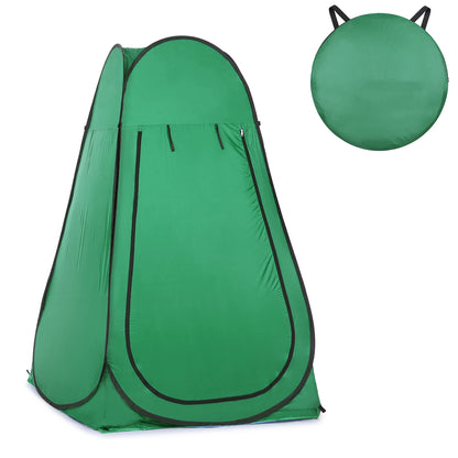 Pop-up Tent – Multifunctionele Douche Tent - Wc Tent - Omkleedtent – Strandtent met UV-Bescherming – Waterbestendige Toilettent – 120x120x185 cm – Lichtgewicht & Snel Opvouwbaar – Groen