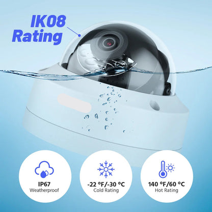 Beveiligingscamera set – CCTV camera – Surveillance camera – Bewakingscamera – Beveiligingskit – 12MP Dual Light – 4TB HDD Inclusief
