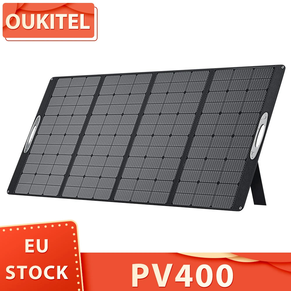 Draagbaar Zonnepaneel – Opvouwbaar Zonnepaneel – Mobiel Zonnepaneel – Kampeer Zonnepaneel – Noodstroompaneel – 400W Hoog Rendement – IP65 Waterbestendig