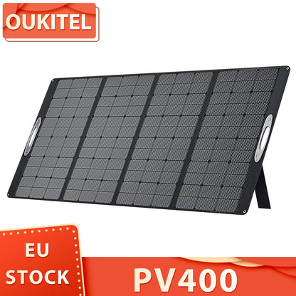 Draagbaar Zonnepaneel – Opvouwbaar Zonnepaneel – Mobiel Zonnepaneel – Kampeer Zonnepaneel – Noodstroompaneel – 400W Hoog Rendement – IP65 Waterbestendig