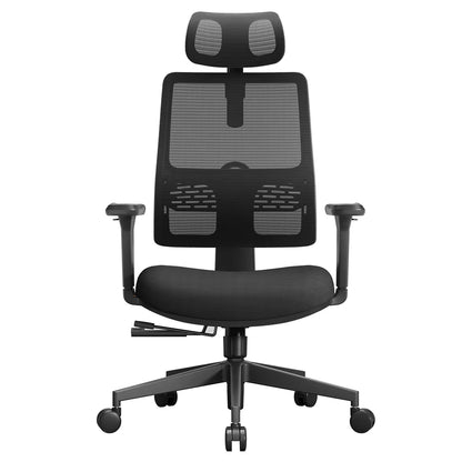 Kantoorbureaustoel – Bureaustoel – Kantoorstoel – Office Chair – Draaistoel – Adaptieve Lendensteun – Verstelbare Rugleuning en Armleuningen