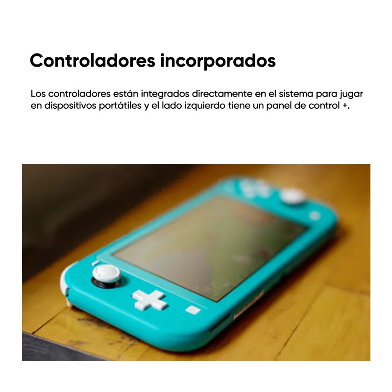 Consolas Nintendo Switch Lite - 32GB Batería 3570mah 5.5'' Compact and lightweight Built-in controllers Compatible games - QUORE