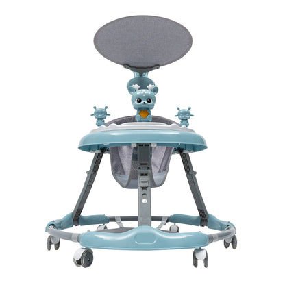 Opvouwbare loopwagen - Baby's - Verstelbaar - Kinderwagen 6-18 maanden -  Blauw
