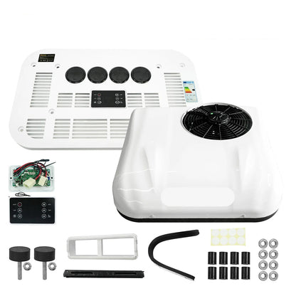 Dak Airconditioner - Air conditioning - Rooftop Airco - 12V Efficiënte Koeling - Caravan Airco - Met Afstandsbediening - voor Campers, RV’s & Trailers – Stille en Snel Koelende Parkeerairco