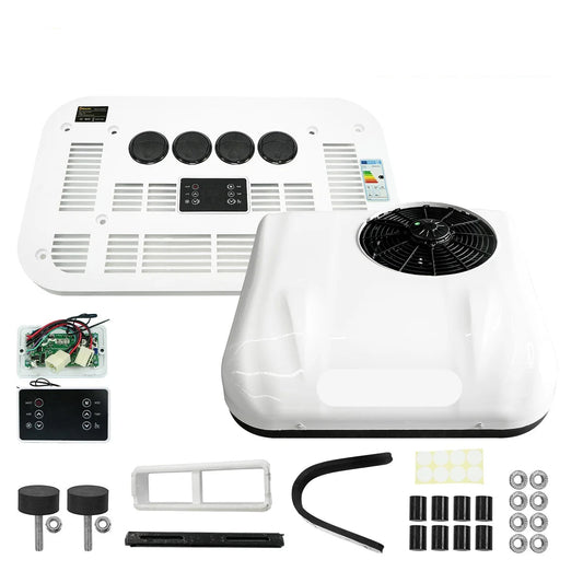 Dak Airconditioner - Air conditioning - Rooftop Airco - 12V Efficiënte Koeling - Caravan Airco - Met Afstandsbediening - voor Campers, RV’s & Trailers – Stille en Snel Koelende Parkeerairco