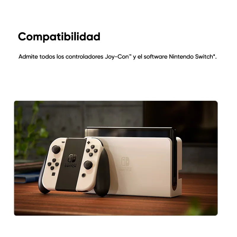 Nintendo Switch OLED Model 7 Inch Screen Joy‑Con Handle Enhanced Audio Adjustable Console Stable TV Mode Video Game - QUORE