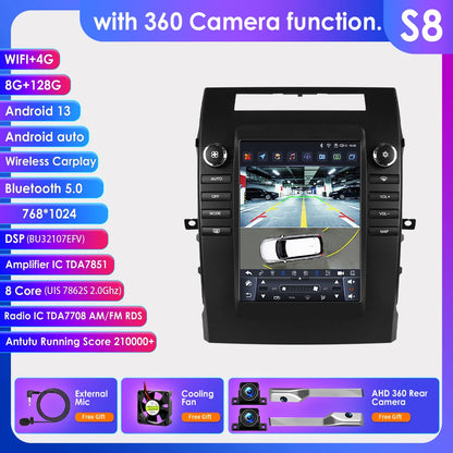 Autosterio – Autoradio – Multimedia Systeem – Carplay Radio – Android Auto – 7 Inch Touchscreen – Android 13 Besturingssysteem – 6GB RAM 128GB Opslag