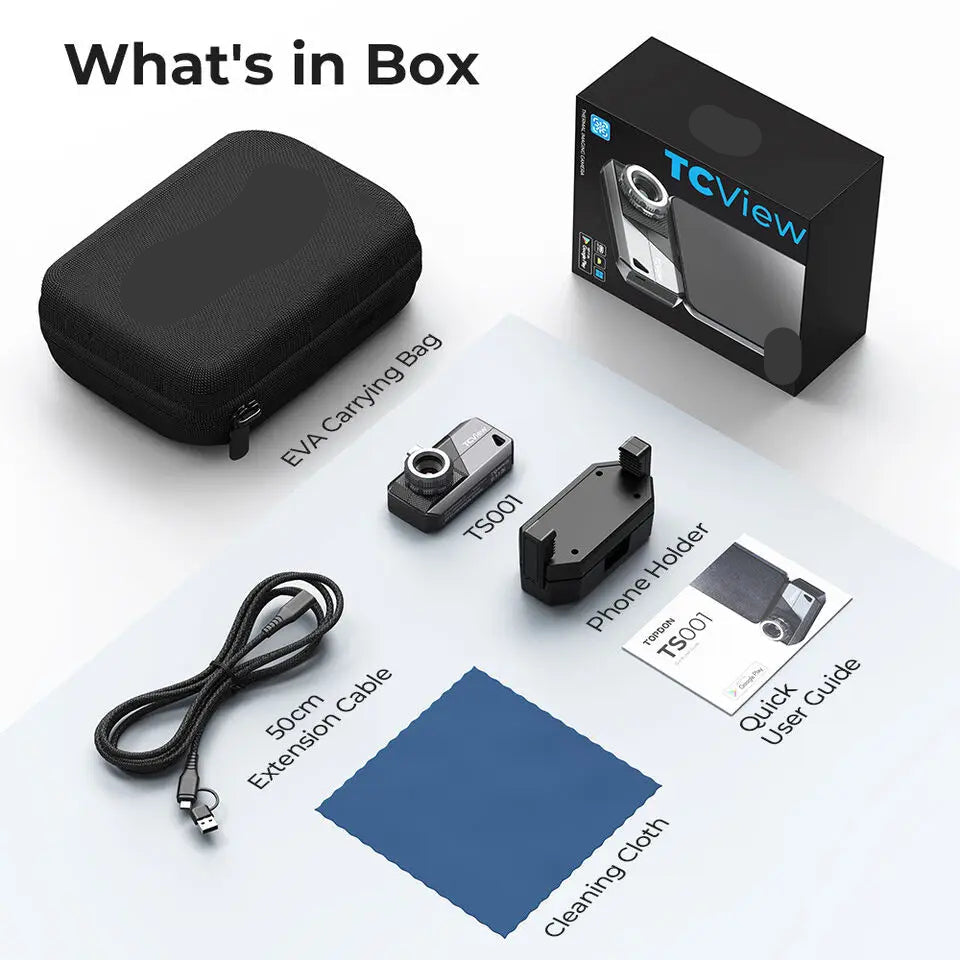 Warmtebeeldcamera - Thermische Camera - Warmtecamera - Infrarood Camera - Instelbare Lens Thermische Beeldcamera – 9mm Sensor – USB-C Compatibel – Geschikt voor Android Apparaten