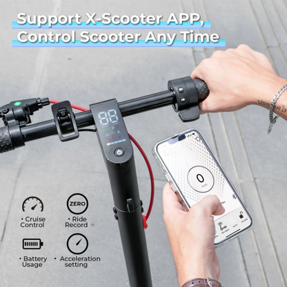 Scooter - Elektrische Step - E-Scooter - Opvouwbare - met Koplampen - Achterlichten - 3-Speed Modi - 36V - 8.5 Inch Honingraatband - 7.8Ah - 350W - 25Km/h - IP54 - Zwart