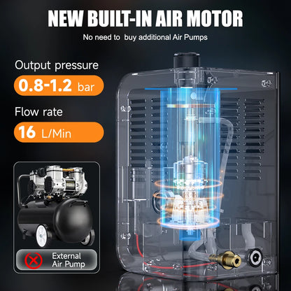 Auto Rooklek Tester - Auto Rooklekkage - 12V - EVAP, Vacuüm & Brandstofleiding Diagnose, Detecteert Olielekkage - QUORE