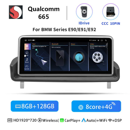 Android 14 Autoradio – Multimediaspeler – CarPlay Systeem – Touchscreen Radio – Bluetooth Audio – 10,25 Inch IPS Scherm – Qualcomm Snapdragon 665 Processor
