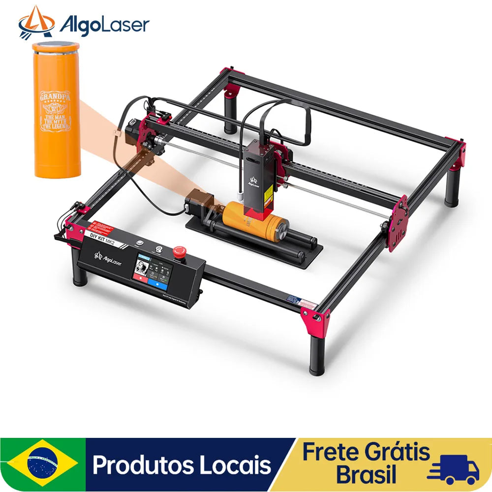 AlgoLaser DlY KIT MK2 10W Laser Engraver Handwriting Smart High Speed Laser Engraving Machine Holiday Handmade Tool Wood Metal - QUORE