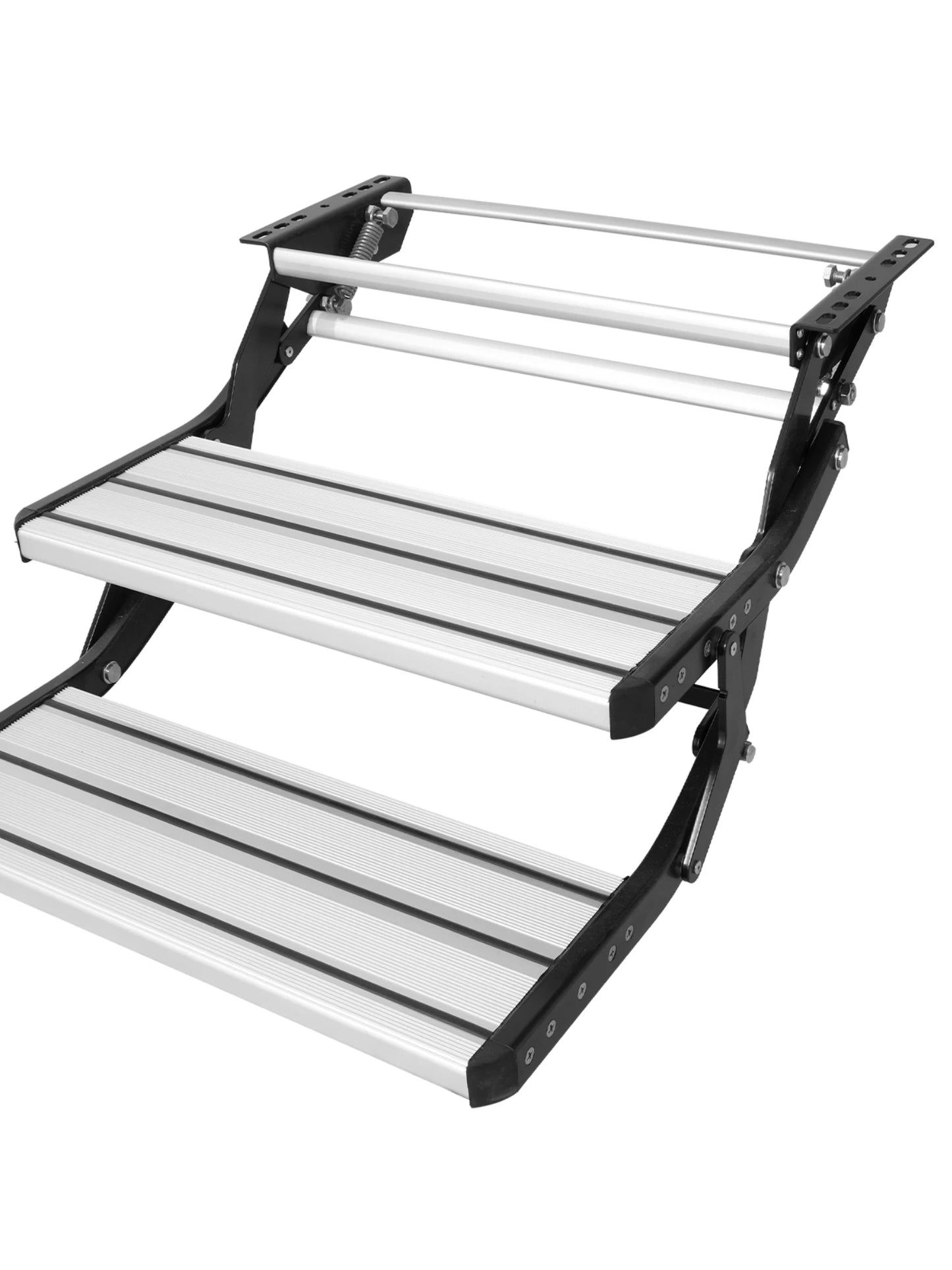 Campertrap – Instaptrede – Caravantrap – Kampeertrap – Vouwtrap – Aluminium & Staal – Anti-slip Treden – Draagvermogen 200 kg - QUORE