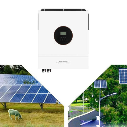 Hybride Zonnestroomomvormer – Zonne-omvormer – Inverter – Batterijlader – 11kW Vermogen – WIFI - Pure Sinusgolf Uitgang – Dubbele MPPT-invoer - QUORE