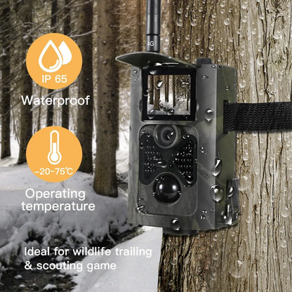 Wildcamera – Jachtcamera – Bewakingscamera – Wildlife Camera – Buitencamera – Nachtzicht – 4G Connectiviteit - Alleen Camera