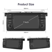 CarPlay - Multimedia Autoradio - CarPlay Scherm - Autoradio - Android Automultimedia - S4 AI - voor BMW 3-serie E46 M3 1998-2001 2002 2003 2004 2005 - AutoRadio Multimedia Videospeler