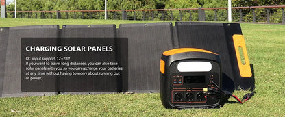 Mobiele Powerstation – Draagbare Energiebron – Noodstroomvoorziening – Back-Up Batterij – 1100 Wh Capaciteit – 1200W Continu Vermogen
