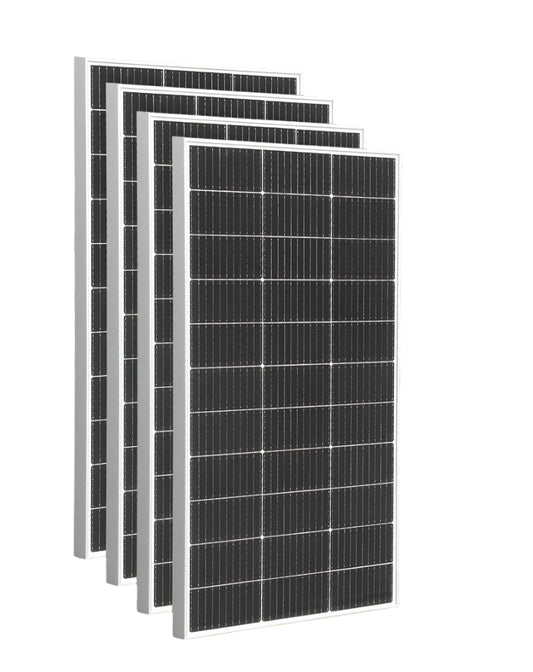 Zonnepaneel - Zonnepanelen - Monokristallijne Solar Kit - Waterdicht - met Glas - en Aluminium Frame - Lichtgewicht - 12V - 450W - 3stuk - voor Boot - Camper - Caravan - RV of Tuin