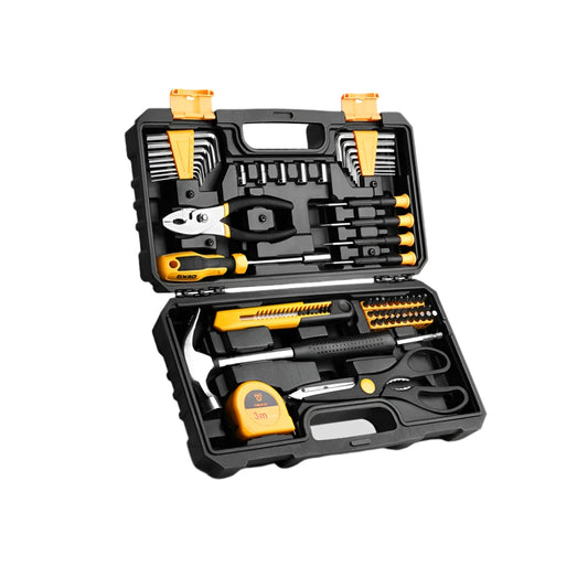 Deko - Basisgereedschapset - Gereedschap - 62 stuks - Gereedschapsset - Gemengde gereedschapsset - Schroevendraaierdop Schaar Mes - Multitoolset - voor doe-het-zelf thuis autoreparatie - QUORE