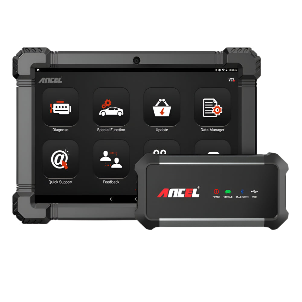 OBD Scanner - OBD2 - Auto Scanner - Auto uitlezen - Diagnose Apparatuur voor Auto's - Professionele OBD2 Scanner - All System Diagnose - Bidirectioneel - 10 Reset Services - IMMO/EPB/DPF/ABS – Draadloze Bluetooth Codelezer - Inclusief Android Tablet 10.1"