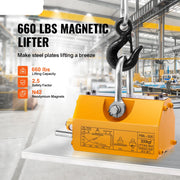 Magnetische Lifter - Hef Gereedschap - Lier - 300 Kg - Permanente Magnetische Lifter - 2,5 Veiligheidsfactor Neodymium & Stalen Hefmagneet Hefmagneten