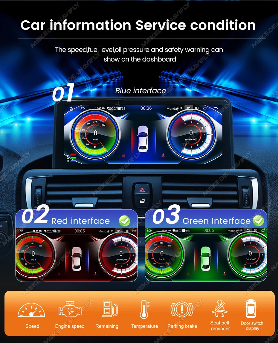 Multimedia Android Systeem – Auto Radio Navigatie Unit – Touchscreen Infotainment – Draadloos CarPlay Android Auto – 10,25 Inch HD Scherm – Android 14 Besturingssysteem