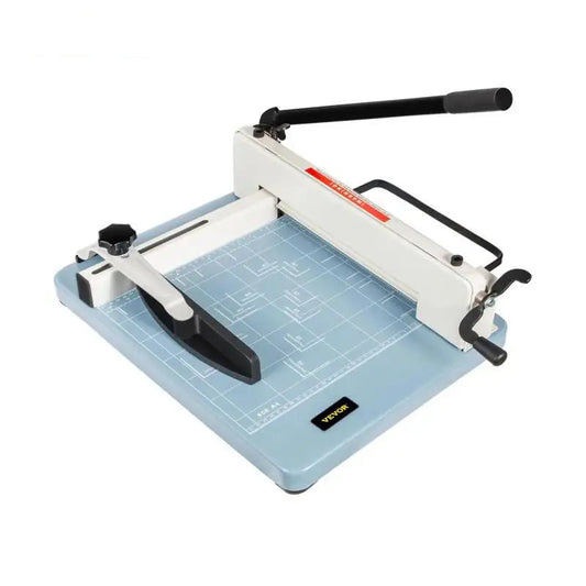 Paper Cutter - Paper Trimmer - Paper Shredder - Cutting Plotter - A4 12” Manual Paper Cutter - Heavy Duty - 300 Sheets Die Cutters Use - for Factory School Office Accessories