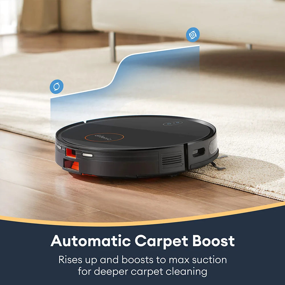 Robotstofzuiger – Robotstofzuiger Met Dweilfunctie – Automatische Tapijtboost – App Bediening – 3000 Pa Zuigkracht – 120 Minuten Schoonmaken