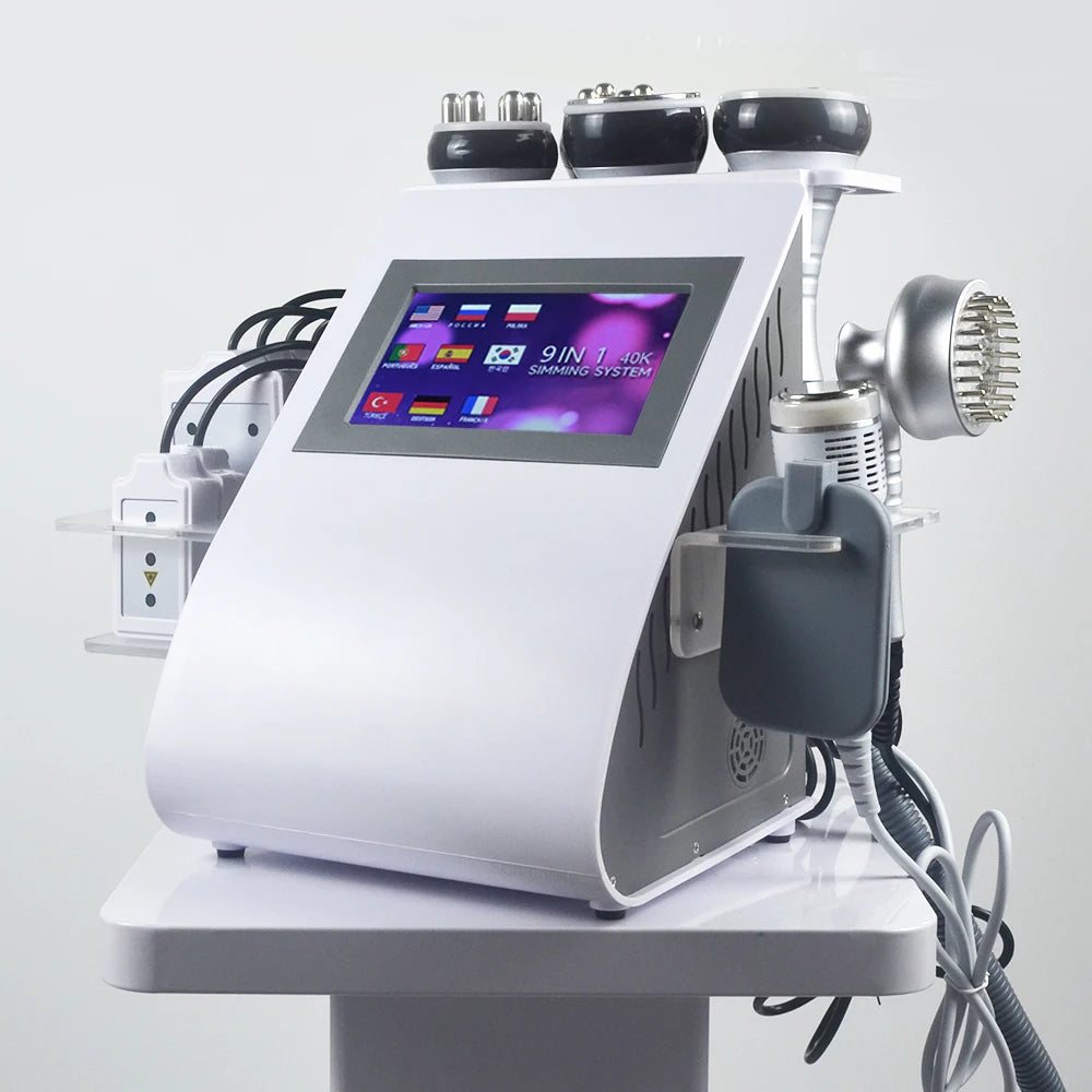 Body Shaping Apparaat – Huidverzorging – Vetvermindering – Cellulite Verminderen – Ultrasone Cavitatie – Vacuum Lipo-Therapie – Laser Therapie