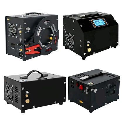 Luchtcompressor - Compressor - Luchtpomp - Airpress Compressor - 4500Psi - 300bar - PCP - Hoge Druk Draagbare Compressor – Ingebouwde 12V Voedingsadapter – Geschikt voor Luchtgeweren – Auto Stop Versie – 220V