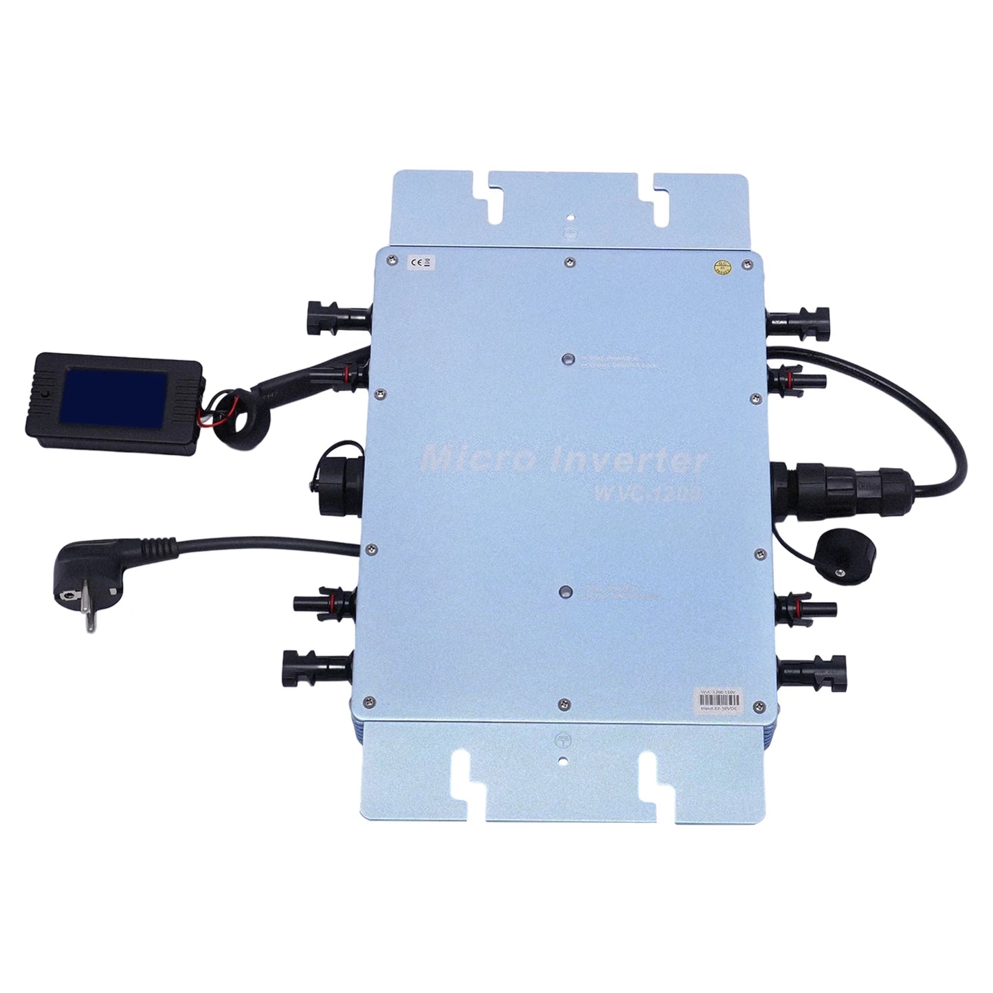 Micro-Omvormer – Solar Omvormer - 1200W Hoog Rendement – Zonne-energie Converter – DC Naar AC – Waterdicht IP65 - QUORE